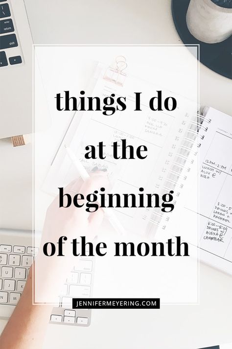 Things I Do at the Beginning of the Month - My monthly routine has ebbed, flowed, and changed much over the past 10 years. However, I think I have finally found my perfect monthly checklist. Beginning Of Month, New Month Routine, Monthly Planning Routine, Monthly Routine, Monthly Checklist, Monthly To Do, Monthly Check In, Monthly Vision Board, Monthly Planning