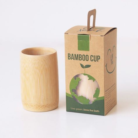 Packaging For Clothes, Eco Packaging Design, Packaging Cookies, Graphic Designer Studio, Bamboo Cups, Eco Logo, Bamboo Box, Bamboo Products, Bamboo Tea