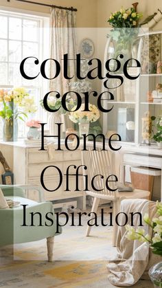 Design your home office with a European country living room aesthetic for a cozy, vintage vibe. 🏡 Blend eclectic home decor with cottage style to create a peaceful workspace. 🌿 Add home design ideas inspired by the royal aesthetic to elevate the charm. 🌸 This cottage core setup brings both beauty and functionality to your office! ✨ #europeancountrylivingroom #cottagestyledecor #royalaesthetic #homeofficedesign #cottagecoreaesthetic #casacountry #eclectichome #husinspiration Cottage Office Ideas, Cottage Style Office, Cozy Hobby Room, Cottage Office Decor, Cottage Core Interior Design, French Country Office Decor, Shabby Chic Office Decor, Pretty Office Space, In Bedroom Closet