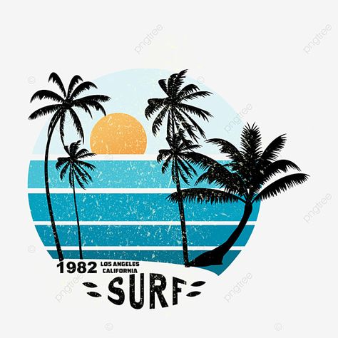 Beach T Shirts Design, Summer Tshirt Designs, Beach Vector, T Shirt Design Png, T-shirt Print Design, T Shirt Logo Design, Free T Shirt Design, Tshirt Illustration, Design Jersey