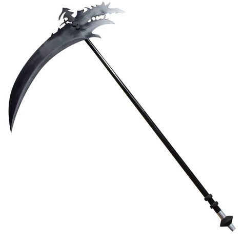 Umineko: When They Cry Cosplay Prop Frederica Bernkastel Scythe, Hobbies - Amazon Canada Anime Scythe Design, Black Scythe Design, Scythe Design Art, Shadow Scythe, Cosplay Scythe, Scythe Rpg, Scythe Cosplay, Scythe Prop, Cool Scythe Designs