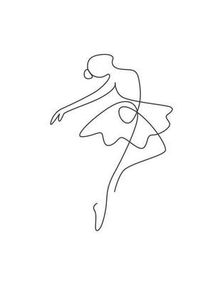 Single continuous line drawing ballerina in ballet motion dance style. Beauty minimalist dancer concept logo, Scandinavian poster print art. Trendy one line draw design graphic vector illustration 20610318 Vector Art at Vecteezy Ballet Dancer Drawing, Dancer Drawing, Ballet Drawings, Ballerina Silhouette, Dancing Drawings, Fashion Vector, Single Line Drawing, Continuous Line Drawing, Line Art Design