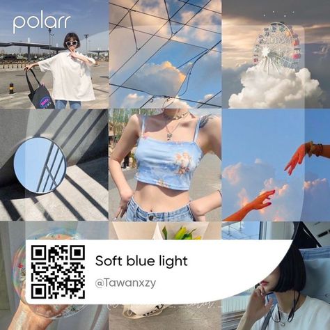 Qr Code Polarr Filter Lightroom, Qr Filter Polarr, Polar Qr Code Filter, Filter Qr Code Polarr, Polar Qr Code Aesthetic, Polarr Filters Code Blue, Polar Codes Aesthetic, Polar Codes Filter, Best Polarr Filters Code