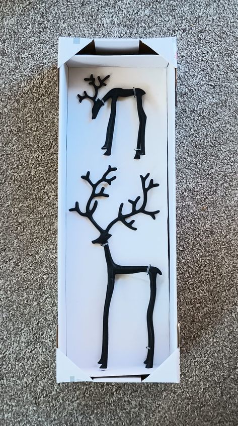 Aldi is Selling Pottery Barn Sculpted Reindeer Dupes | ALDI REVIEWER Pottery Barn Reindeer Decor, Aldi Christmas Deer, Reindeer Display Christmas Decorations, Metal Reindeer Decor, Reindeer Mantle Decor, Christmas Decor Ideas Reindeer, Ideas For Candle Holders, Pottery Barn Reindeer, Black Deer Christmas Decor