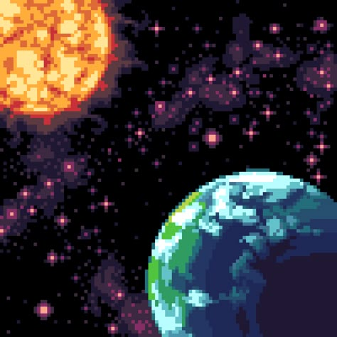 Pixel Space Art, 8 Bit Space, Dark Pixel Art, Space Pixel Art, Pixel Space, Drawing Application, Piskel Art, Pixel Art Background, Pixel Color