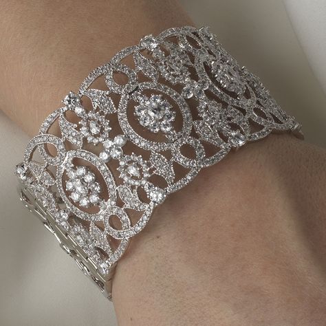 Beaded cuff bracelet