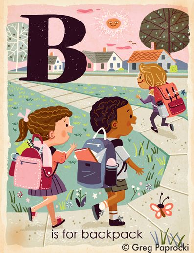 Children Drawing, The Letter B, Story Books Illustrations, School Illustration, 동화 삽화, Mid Century Illustration, Happy Children, Abc Book, Picture Books Illustration