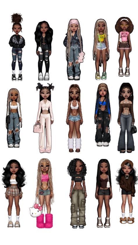 Outfits Inspo Baddie, Alia Cut, Cute Highschool Outfits, Nature Outfits, Look And Find, Street Style Outfits Casual, Effortless Waves, Bratz Doll Outfits, Y2k Girls