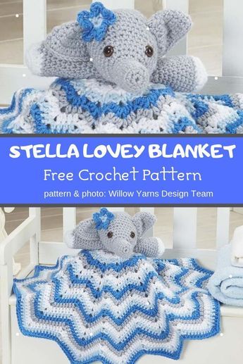 Stella Lovey Blanket Crochet Pattern ❤️ Mycrochetpattern Crochet Elephant Lovie Pattern Free, Lovie Blanket Crochet Pattern Free, Crochet Star Lovey Free Pattern, Elephant Lovey Crochet Free Pattern, Lovey Blanket Crochet Free Pattern, Lovey Crochet Pattern Free, Crochet Elephant Lovey, Diy Yarn Blankets, Elephant Lovey Crochet