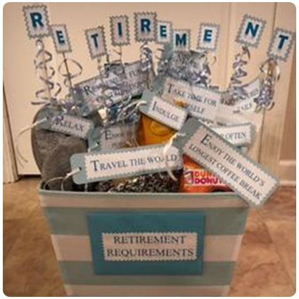 31 Terrific Retirement Gifts for Women - Dodo Burd Retirement Basket, Retirement Survival Kit, Retirement Gifts Diy, Beach Centerpiece, Retirement Gift Basket, Teacher Retirement Parties, Best Retirement Gifts, Retirement Gift Ideas, Retirement Party Gifts