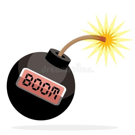 Bomb with digital timer stock illustration Timer Illustration, Digital Timer, Cartoon Funny, Stock Photography Free, Motion Design, Design Illustration, Stock Illustration, Illustration Design, Motion