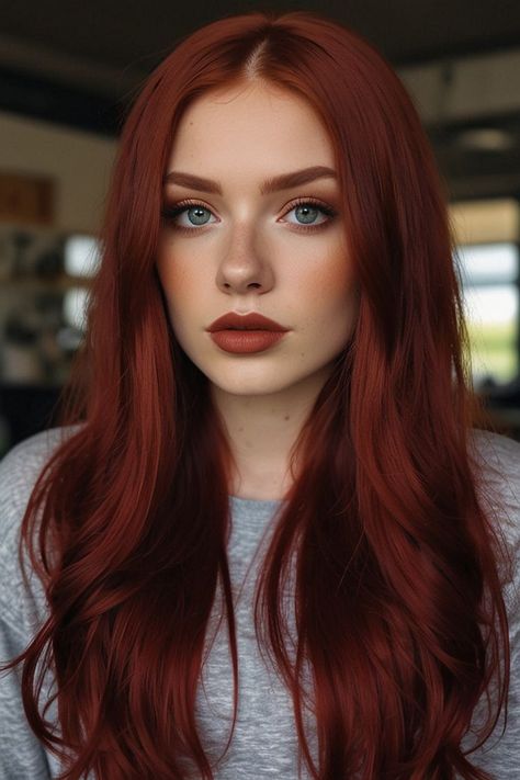 #zicxa-photos #zicxa #images #background #wallpaper #freepik #shutterstock #VN Pale Skin And Red Hair, Red Hair For Winter Skin, Natural Dark Red Hair Color, Dark Red Hair Makeup, Dark Red Hair Pale Skin, Cool Tone Red Hair, Rich Red Hair Color, Red Hair Makeup Ideas, Fall Red Hair Color