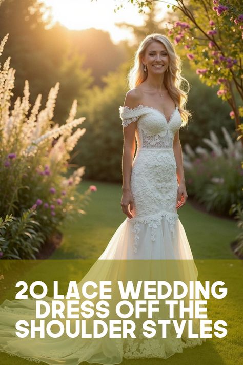 Did you know that the lace wedding dress off the shoulder is the ultimate blend of elegance and allure? Dive into our gallery featuring stunning bridal gowns that promise to make jaws drop. Whether you're dreaming of vintage charm or modern chic, these eye-catching styles are perfect for any bride-to-be. Step up your wedding game and discover your dream dress today! Off The Shoulder Lace Wedding Dress, Wedding Dress Off The Shoulder, Wedding Game, Sleeve Wedding Dress, Wedding Games, Lace Wedding Dresses, Lace Wedding Dress, Dream Wedding Dresses, Modern Chic