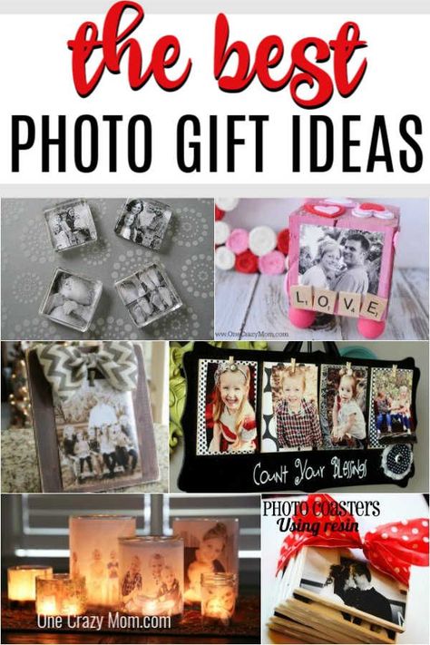 HOMEMADE PHOTO GIFT IDEAS Picture Personalized Gifts, What To Do With Photos Ideas Projects, Gifts Made From Photos, Photo Keepsake Ideas Diy, Gifts Using Pictures, Small Picture Gift Ideas, Pictures As Gifts Ideas, School Picture Gift Ideas, Photo Gift Ideas For Mom