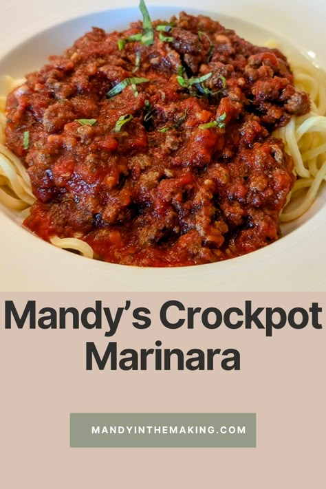 Mandy’s Marinara — Mandy in the Making | Meals & More on YouTube Marinera Sauce Recipe, Mandy In The Making Recipes, Mandy In The Making, Homemade Marinara Sauce, Marinara Recipe, Crockpot Soups, Marinara Sauce Homemade, Homemade Marinara, Fire Roasted Tomatoes