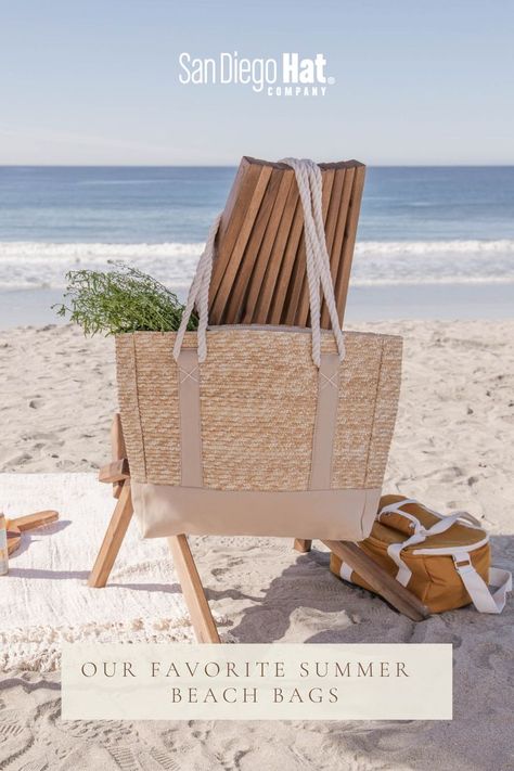 The sun is out and beach days are calling our names! Which means you probably need a new beach bag to add to your summer essentials. Summer Beach Bags, Rain Hats, Straw Beach Tote, Beach Bag Essentials, Perfect Beach Bag, Canvas Beach Bag, Straw Beach Bag, Wheat Straw, Crochet Tote Bag