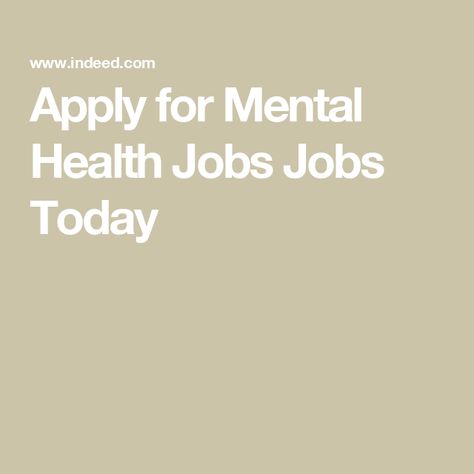 Apply for Mental Health Jobs Jobs Today Psychology Graduation, Job Preparation, Degree In Psychology, Graduation 2025, Getting A Job, Psychology Degree, Behavioral Health, Masters Degree, October 1