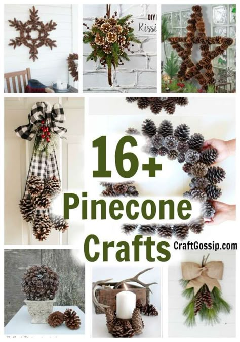 16 DIY Home Decorations Using Pine Cones – Home and Garden Cone Christmas Decorations, Pine Cone Ideas, Pinecone Ideas, Pine Cone Craft, Cone Ideas, Pinecone Art, Pine Cone Christmas Decorations, Cones Diy, Pinecone Crafts Christmas