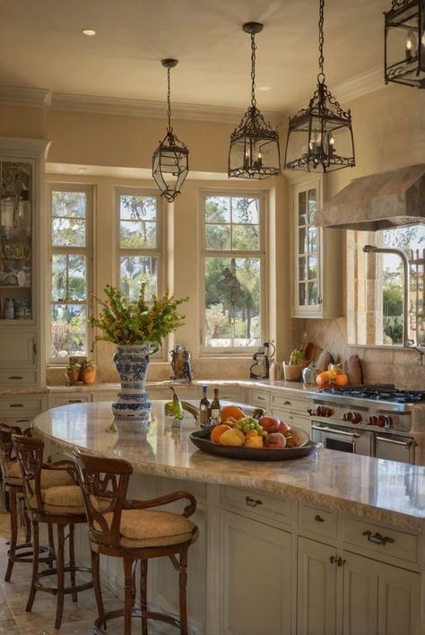 Kitchen Interior Spanish, Home Mediterranean Style, Bloxburg Mediterranean Kitchen, House Interior Mediterranean, Kitchen Ideas Mediterranean, Mediterranean House Kitchen, Mediterranean Homes Kitchen, Mediterranean Interior Design Kitchen, Mediterranean Homes Interior Kitchen