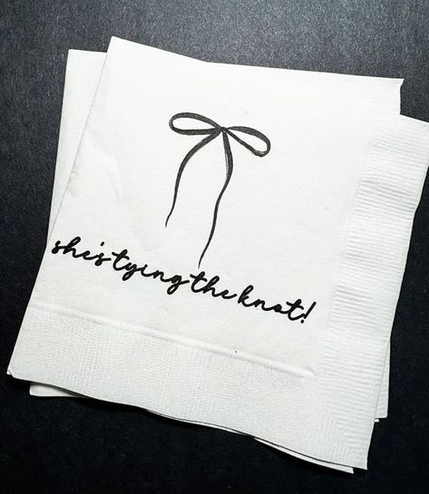 Amazon.com: Generic She's Tying the Knot Bridal Shower Black Bow Bridal Shower Black Bachelorette - Dinner Napkins Set of 25, White : Home & Kitchen Bow Bachelorette Theme, She's Tying The Knot Bridal Shower Theme, She’s Tying The Knot Bridal Shower Theme, Bridal Shower Neutral, Black And White Engagement Party, Black Bachelorette, White Engagement Party, White Bachelorette, Shower Black