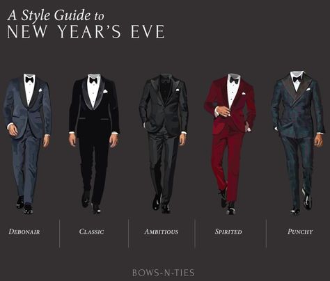 Tuxedo Bow Tie, Fashion Infographic, Der Gentleman, Designer Suits For Men, New Years Outfit, Mens Style Guide, Traje Casual, Eve Outfit, New Years Eve Outfits