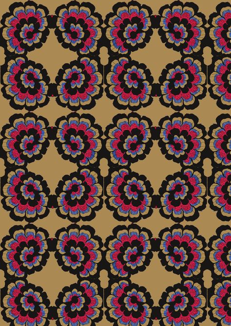 I created this mirrored repeat by changing the colour on my motif then i used alt to copy the motif and flipped it horizontally. I repeated this till i had a full rectangle motif, then i selected the whole image and pressed edit- define pattern. I then opened a new pages and used the paint bucket tool to flood the page Mirror Pattern Design, Mirror Repeat Design, Mirror Work Motif, Full Drop Repeat Pattern Design, Mirror Repeat Pattern Design, Procreate Prints, Textile Pattern Design Fashion, Pattern Design Drawing, Mughal Seamless Pattern