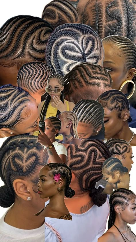 ｃｏｒｎｒｏｗ ｉｎｓｐｏ Cornrow Patterns, Hairstyles For Ocs, Hair Cornrows, Braids Weave, Cake Varieties, Cornrows Natural, Hairstyles For Characters, Bday Hair, Ideas For Hairstyles