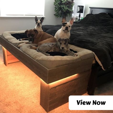 [Sponsored] 66 Diy Raised Dog Beds For Large Dogs Recommendations You Need To Know #diyraiseddogbedsforlargedogs Dog Bed On Side Of Bed, Floating Dog Bed, Dog Bed Next To Human Bed, Dyi Dog Bed, Diy Raised Dog Bed, Diy Elevated Dog Bed, Raised Wooden Dog Bed, Dog Bed Diy, Dog Room Design