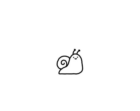 Creative Tiny Tattoos, Cute Simple Animal Tattoos, Art Inspo Easy Sketch, Small Cute Designs, Cute Tattoos Animals, Simple Snail Doodle, Lil Cute Tattoos, Cute Small Easy Doodles Mushroom, Tiny Cute Doodles