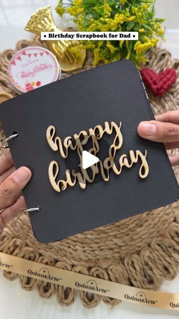 QuinnsArte by Quinal Malara on Instagram: "Birthday Scrapbook for Dad👨🏻♥️🎂 Order Now through WhatsApp." Vintage Birthday Scrapbook Ideas, 40th Birthday Scrapbook Ideas, Dad Scrapbook Ideas, Happy Birthday Scrapbook Ideas, Birthday Card Ideas With Photos, Happy Birthday Paper Craft, Dad Birthday Decoration Ideas, Cute Birthday Diy Gifts, Dad Birthday Gift Ideas Diy