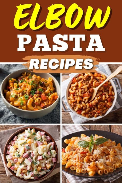 These elbow pasta recipes are the perfect additions to your repertoire! From mac and cheese to taco mac to soup, each of these dishes is tasty and simple. Elbow Spaghetti Recipes, Dishes With Elbow Macaroni, Spaghetti Macaroni And Cheese, Macaroni Elbow Recipes, Macaroni Ideas Easy Recipes, Meals Using Elbow Macaroni, What To Do With Elbow Macaroni, Easy Recipes With Macaroni Noodles, Recipes With Elbow Pasta