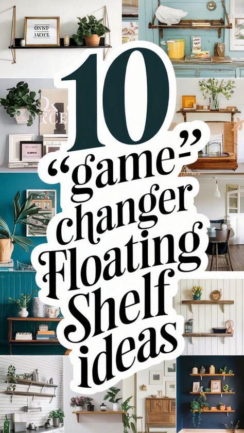 10+ “Game-Changer” Floating Shelf Ideas You’ll Regret Not Knowing Sooner Floating Shelf Ideas, Shelf Designs, Displaying Books, Empty Wall, To The Rescue, Shelf Design, Floating Shelf, Shelf Ideas, Game Changer