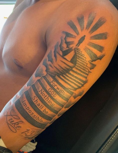 Outer Bicep Tattoos, Upper Arm Tattoos For Guys, Upper Shoulder Tattoo, Africa Tattoo, Half Sleeve Tattoos For Men, Crucifix Tattoo, Tattoos For Guys Forearm, Body Armor Tattoo, Side Arm Tattoos