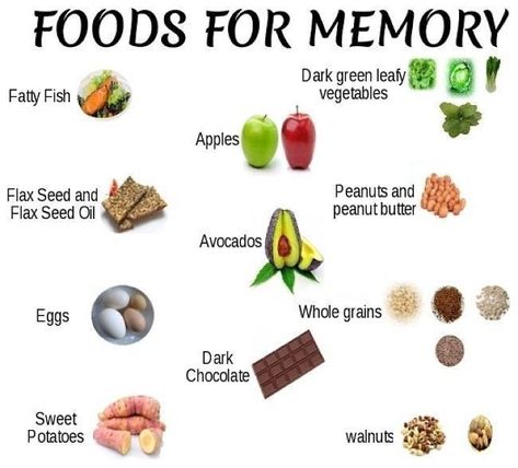 Food For Studying, Foods For Memory, Brain Food For Studying, Food For Memory, Memory Improvement, Brain Healthy Foods, Brain Foods, Brain Boosting Foods, Increase Memory