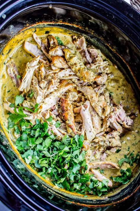 Slow Cooker Basil Chicken, Kari Ayam, Coconut Curry Sauce, Paleo Crockpot, Food Charlatan, Basil Chicken, Coconut Curry Chicken, Curry Sauce, Slow Cooker Meals