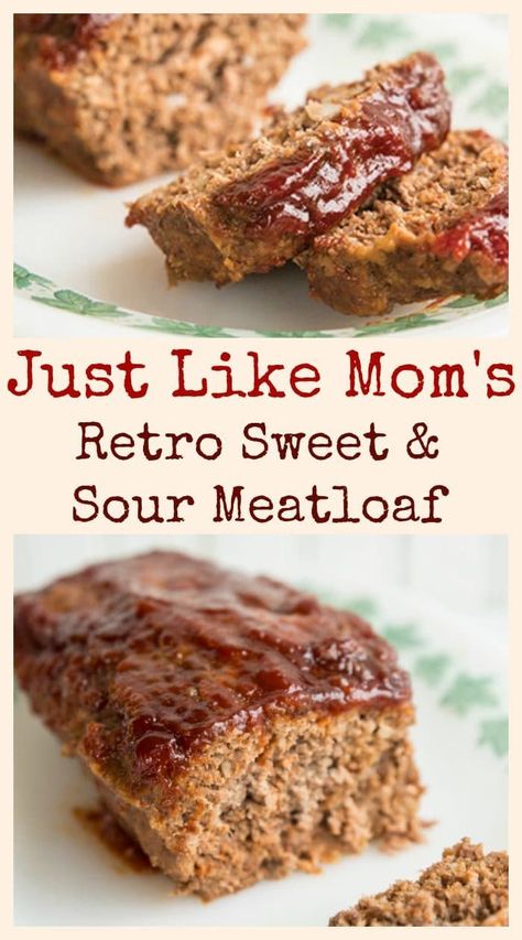 Sweet And Sour Meatloaf, Tartiflette Recipe, Classic Meatloaf Recipe, Good Meatloaf Recipe, Best Meatloaf, Meatloaf Recipe, Supper Recipes, Sweet And Sour, Meatloaf Recipes