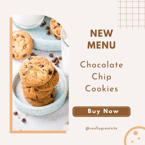 Instagram Cookie Posts, Cookies Instagram Feed, Bakery Post Ideas, Brownie Branding, Cookies In Jar, Ig Post Design, Food Instagram Post, Bakery Branding Design, Cookie Logo