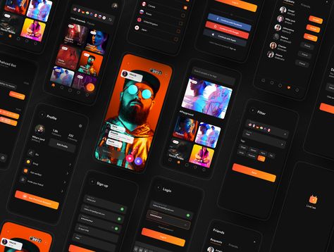 Live video Streaming App UI Kit Figma & XD iOS UI kit Video Streaming App, Live Streaming App, Ux Kits, Android App Design, Ui Design Elements, Ios App Design, Live App, Graphic Design Assets, Ios Ui