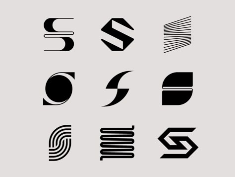 Letter S exploration by Milos Bojkovic #dribbble #design #branding #logo #logodesign #graphicdesign Letter S Graphic Design, S Abstract Logo, S Logotype, S Font Letter Design, S T Logo, S Logo Design Letter, Letter S Typography, One Letter Logo, Sss Logo