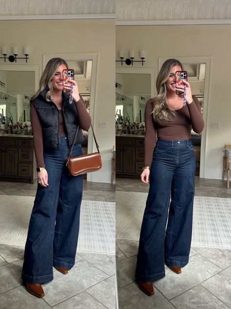 Wide Leg Jeans, Raw Indigo curated on LTK Dark Indigo Jeans Outfit, Dark Wash Wide Leg Jeans Outfit, Dark Blue Wide Leg Jeans Outfit, Dark Wide Leg Jeans Outfit, Wide Leg Trousers Outfit Work, Indigo Jeans Outfit, Dark Blue Jeans Outfit, Birkenstock Boston Outfit, Blundstone Style