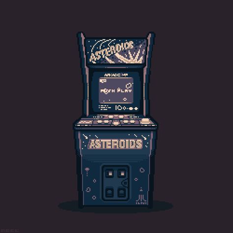 Arcade Pixel Art, Oc Insert, Game Design Portfolio, Pixel Gif, Game Arcade, Pixel Art Background, Retro Gaming Art, Pixel Animation, Art Pixel