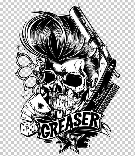 Rockabilly Tattoos, Rockabilly Tattoo, Rockabilly Art, Tattoo Magazine, Rockabilly Pin Up, Psychobilly, Rockabilly Fashion, Design Tattoo, A Skull