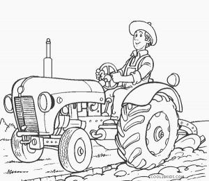 Free Printable Tractor Coloring Pages For Kids | Cool2bKids Minecraft Trailer, Tractor Drawing, Tractor Coloring Pages, Free Colouring Pages, Preschool Farm, Tractor Art, Big Tractors, Old Tractor, Activity Pages