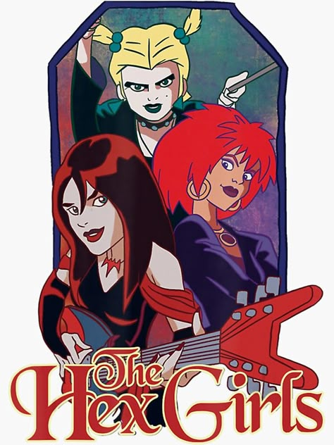 "Girls Music Bands Classic Arts Hexs Costume Holiday" Sticker for Sale by JonaCantillana | Redbubble Scooby Doo Pictures, Helloween Wallpaper, Scooby Doo Mystery Inc, Scooby Doo Images, Scooby Doo Mystery Incorporated, Hex Girls, Scooby Doo Mystery, Halloween Wallpaper Iphone, Girls Music