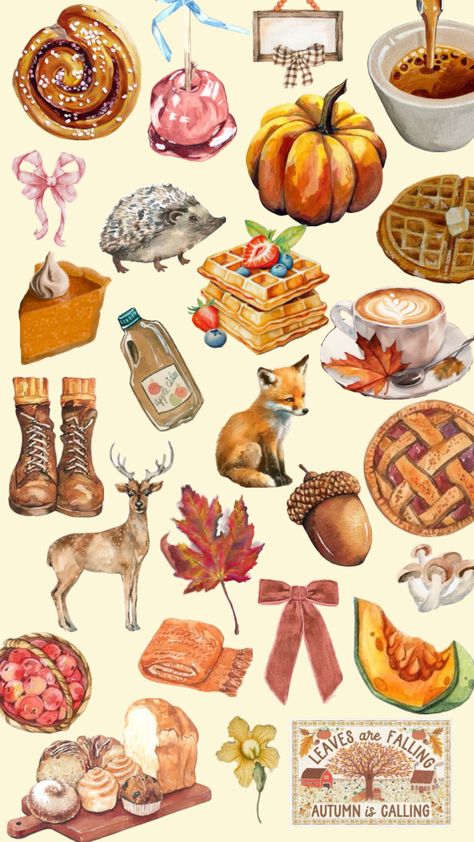 #fall #autumn #wallpaper #collage Fall Collage Pictures, Fall Iphone Wallpaper Collage, Fall Ipad Wallpaper Aesthetic Vintage, Fall Aesthetic Birthday Party, Fall Aesthetic Pictures For Wall Collage, Fall Poster Ideas, Kawaii Autumn Wallpaper, Collage Wallpaper Fall, November Collage Wallpaper