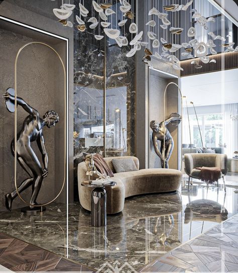 Interior Art Deco, Hotel Lobby Design, Lobby Interior Design, Interior Hotel, Luxurious Interior Design, Wendy House, Detail Oriented, Lobby Interior, Hotel Interior Design