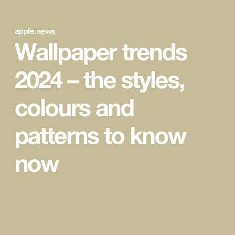 Wallpaper trends 2024 – the styles, colours and patterns to know now Wallpaper 2024 Trends, 2024 Wallpaper Trends, 2024 Pattern Trends, Wallpaper Trends For 2024, 2024 Colour Trends, Bedroom Wallpaper Trends, Colour Trends 2024, 2024 Wallpaper, Tøp Wallpaper