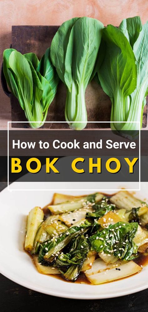 Bok choy is a versatile vegetable that may be eaten fresh in salads, stir-fried, cooked as a vegetable, or marinated. The stalks of bok choy are crisp and sweet, with a moderate flavor. It has soft, crisp leaves with a little peppery taste. Bok choy is also known as Chinese cabbage. Pak choy is a Cantonese version of bok choy. Veggie Soups, Soup Paleo, Pak Choy, Vegan Beans, Soup Vegetarian, Tips For Cooking, Asian Vegetables, Fall Soup, Soup Ideas