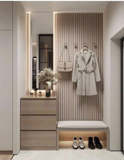 Home Hall Design, Hallway Designs, Hallway Design, Apartment Living Room Design, 아파트 인테리어, Hall Decor, Hall Design, Home Entrance Decor, Home Entrance