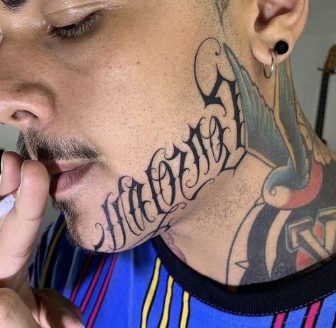 Cheek Tattoo Men, Small Cheek Tattoo, Cheek Tattoo, Full Neck Tattoos, Tattoo 2024, Side Face, Facial Tattoos, Neck Tattoos, Face Tattoos